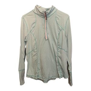 Tangerine Women’s blue Performance Outdoor Track Jacket Running Size L